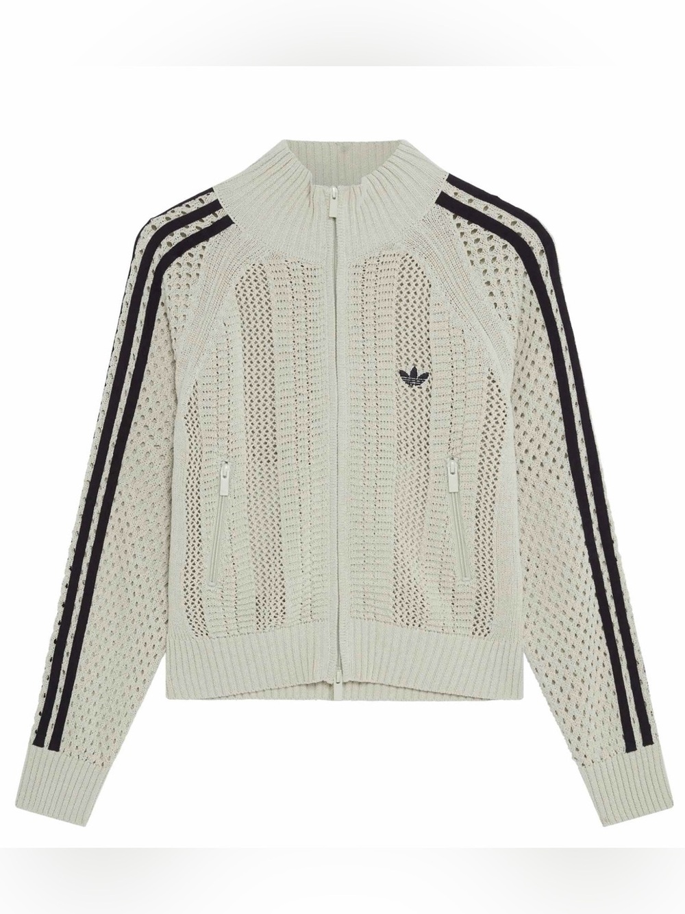 NWT adidas Originals × ASOS regular fit knit track jacket in sage green - Picture 2 of 6